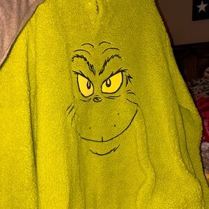 Dr. Seuss Green Zip Up Sweater